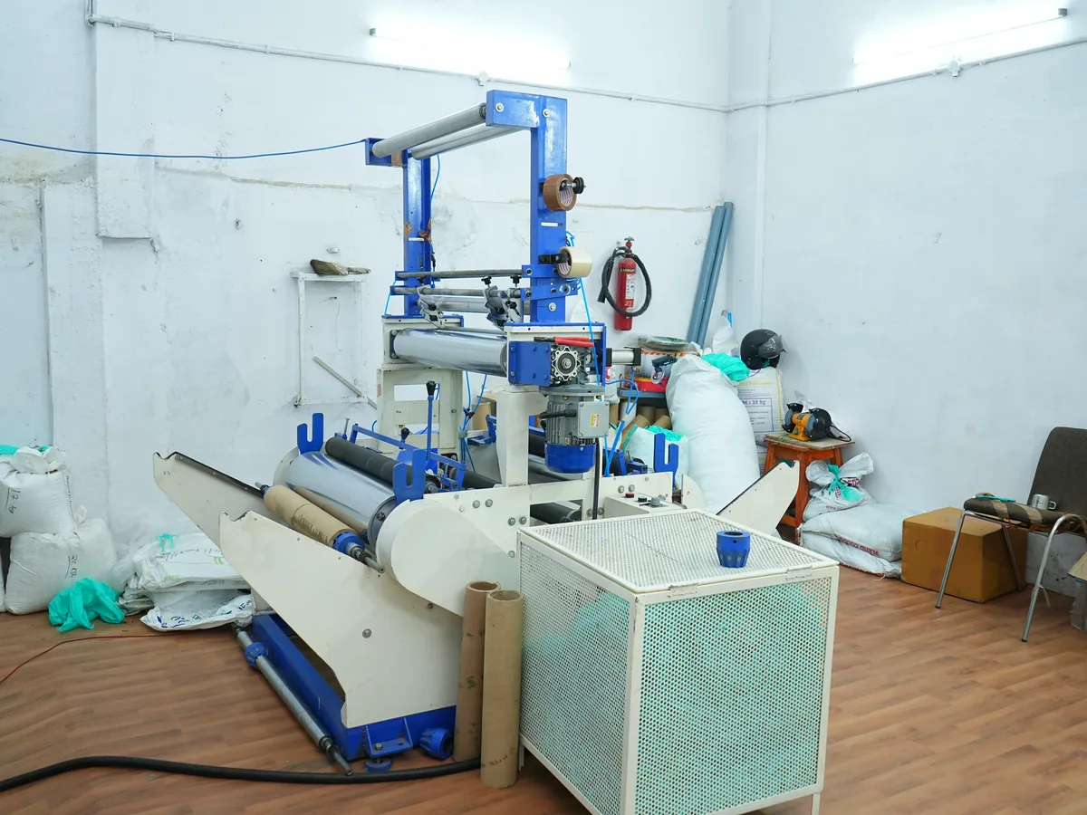 Roll processing machinery at the Devishree unit